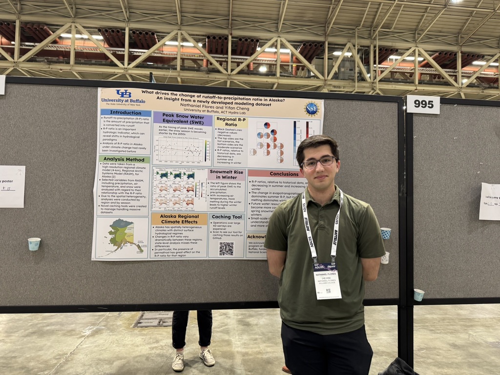 Nathaniel Flores at AGU Fall Meeting 2025